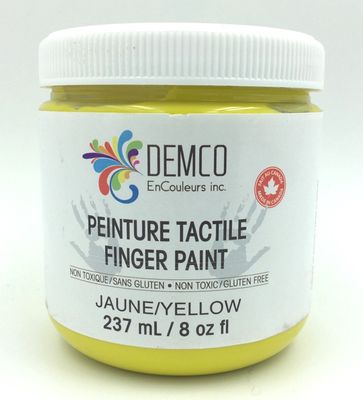 Peinture tactile - 8 oz Jaune