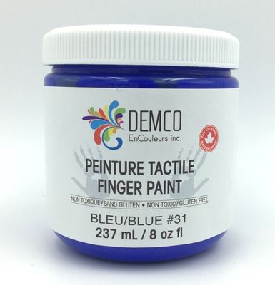 Peinture tactile - 8 oz Bleu