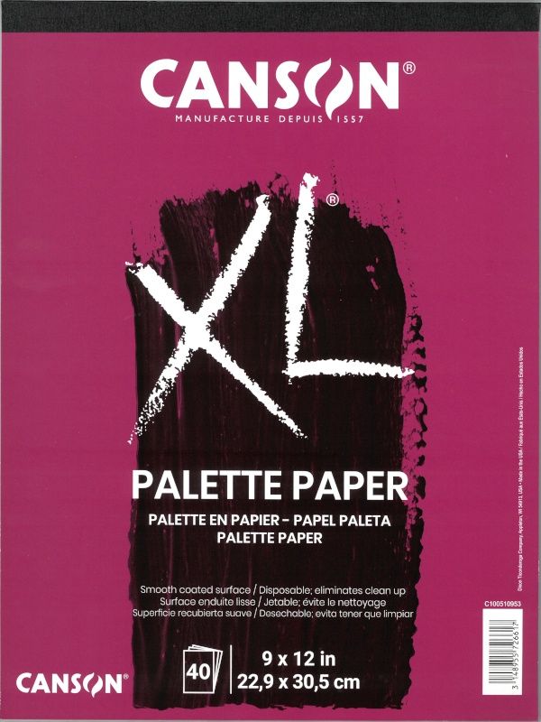 Palette paper 9x12 (40 sheets)