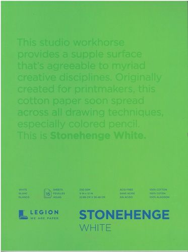 Paper Stonehenge 100% cotton 9x12 250g