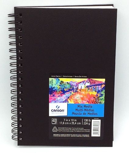 Carnet d'art Multi-Médias 7"x10" Canson