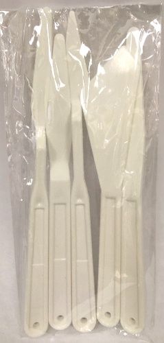 Ensemble de 5 spatules plastique