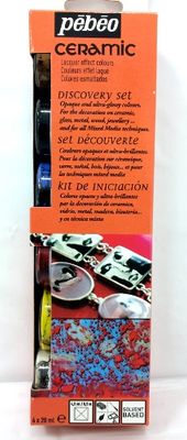 Ens. découverte Céramic Pébéo 6 x 20ml