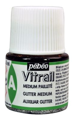 Médium pailleté 45ml Vitrail Pébéo