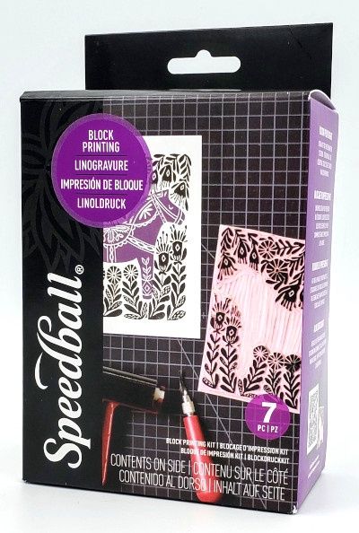 Ens. de départ pour linogravure Speedball