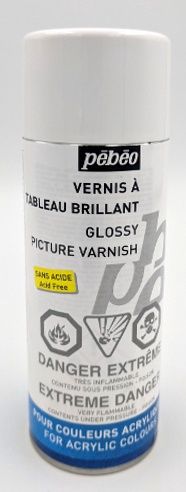 Vernis aérosol Brillant Acrylique 200ml Pébéo