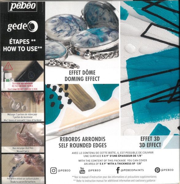 Résine de glaçage Bio 150ml Pébéo Gédéo