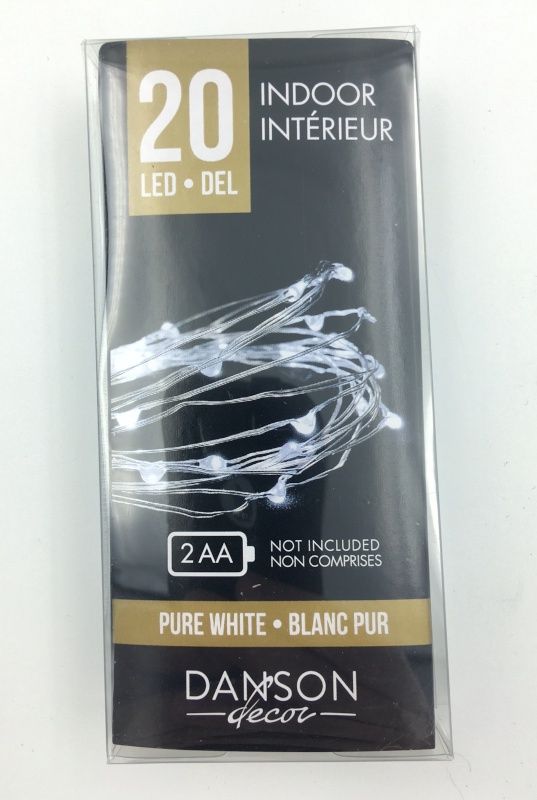 Indoor Battery-operated LED Pure White (30)