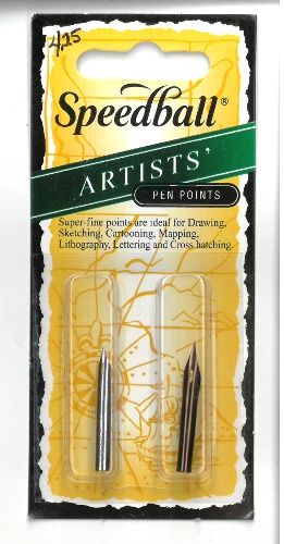 Speedball pen Sketching point 102 et 108