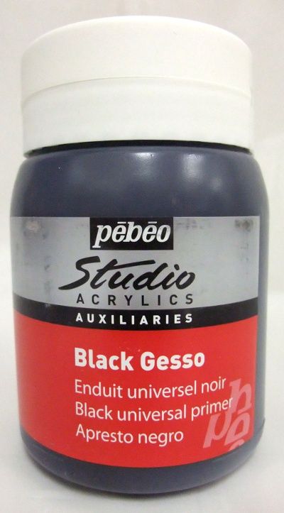 Gesso Black 500ml Pébéo