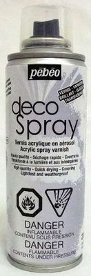 Vernis transparent brillant en aérosol 200ml Deco spray