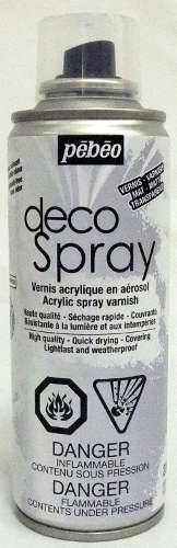 Transparent Matt Varnish spray 200ml Deco spray