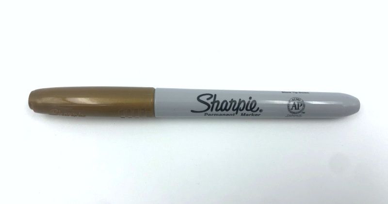 Crayon pointe fine Or métallique Sharpie