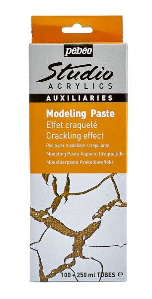 Modeling paste Crackling effect Pébéo