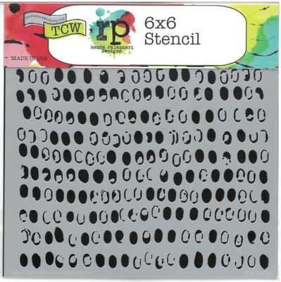 Pochoir Perforatrice 6 Pochoir Perforatrice 6"x6" TCW1042s