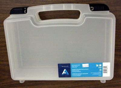 Boitier de rangement clair 14" Art Alternatives
