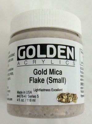 Paillettes micacées or 118ml Golden