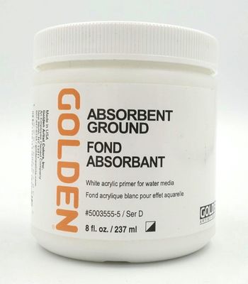 Fond absorbant blanc (Absorbent ground) 8oz/233ml Golden