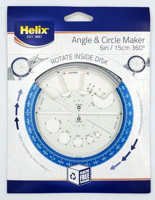 Rapporteur d'angles/cercles Helix
