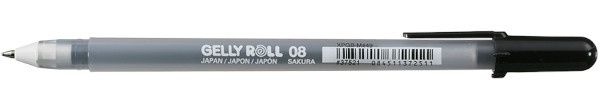Crayon gel 0.4mm (no. 8) noir Gellyroll Crayon gel 0.4mm (no. 8) noir Gellyroll