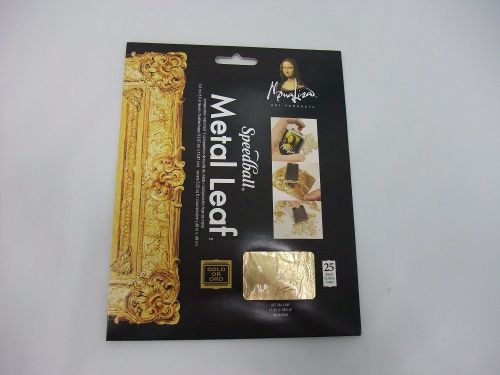 Metal leaf Gold Mona Lisa 25 leaves