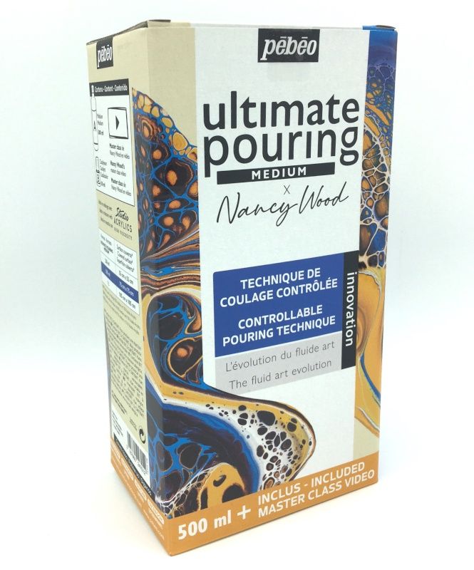 Ultimate pouring medium Nancy Wood 500 ml Pébéo