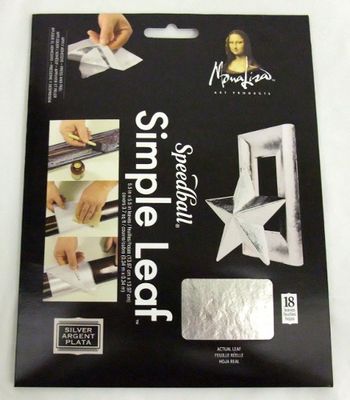 Metal leaf Silver Mona Lisa