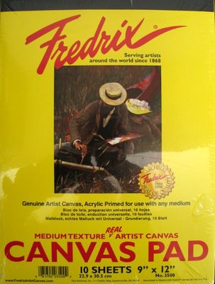 Tablette de toiles 9"x12" Fredrix