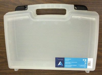 Boitier de rangement clair 17" Art Alternatives