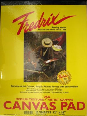 Tablette de toiles 12"x16" Fredrix