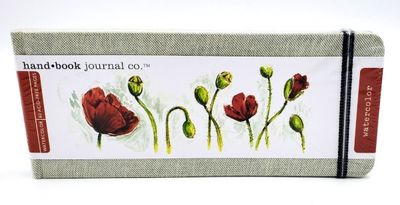 Journal de poche pour aquarelle Panoramique 3.5"x8.25" (60 pages) Global Art
