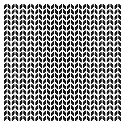 Stencil Knitted Stitching 6 Stencil Knitted Stitching 6"x6" TCW973s