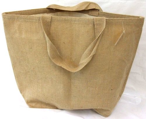 Sac de plage en jute 24"LX19"HX6"P