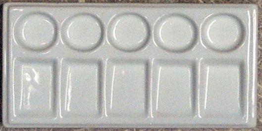 Color Mixing Tray Porcelain 4¨X7¨407-5