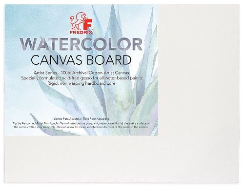 Watercolor Canvas board 9"x12" Fredrix