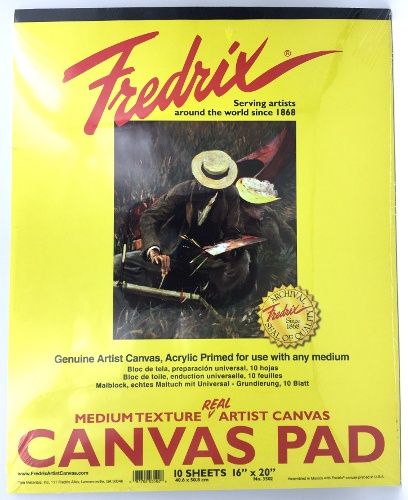 Canvas pad 16"x20" Fredrix