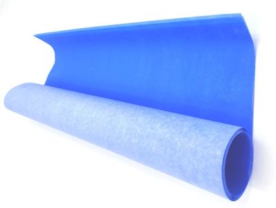 Papier graphite Bleu 1 rouleau 12"x12' Sans acide et sans cire Saral