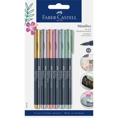 Marqueurs métalliques ens. de 6 Faber-Castell