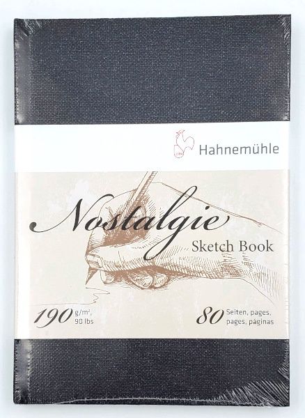 Carnet à croquis A5 (8 1/4"x5 3/4") Portrait Hahnemühle Nostalgie