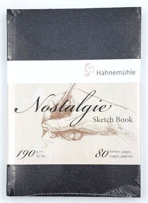 Carnet à croquis A5 (8 1/4"x5 3/4") Portrait Hahnemühle Nostalgie