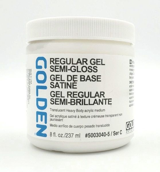 Gel de base satiné (Regular Gel Semi-Gloss) 237ml/8oz Golden