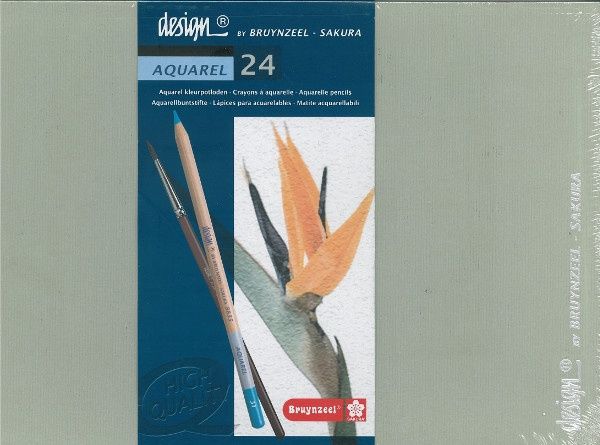 24 Crayons aquarelle Design par Bruynzeel - Sakura 24 Crayons aquarelle Design par Bruynzeel - Sakura