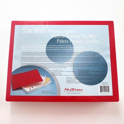Palette humide rouge Premier Sta-Wet 12x16