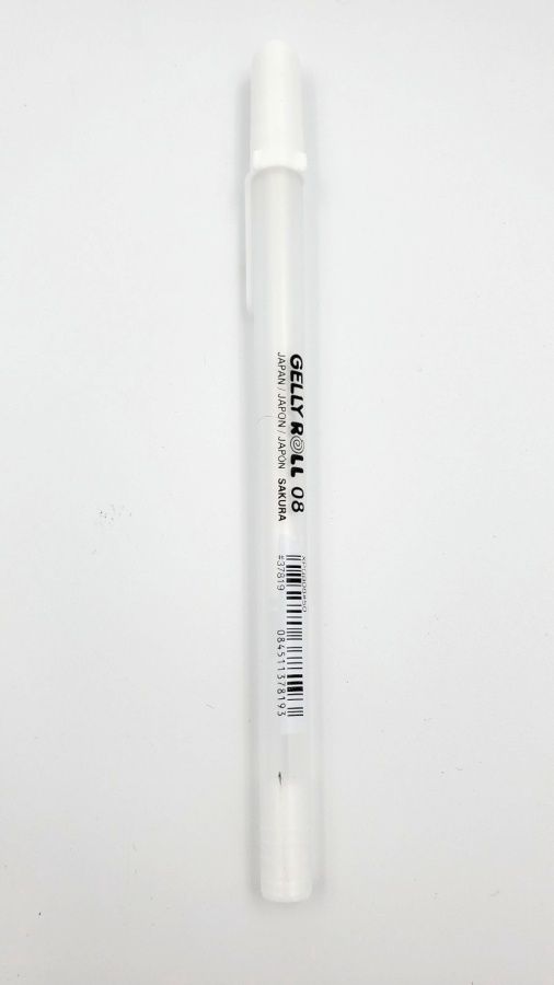 Crayon gel 0.4mm blanc Gellyroll