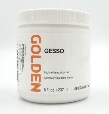 Gesso blanc 8oz/237ml Golden