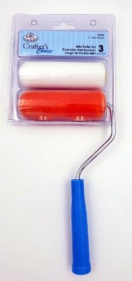 Ens. de Mini rouleaux de 4" avec poignée Royal & Langnickel