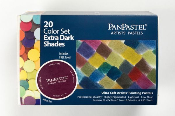 PanPastel 20 Colour Painting Set Extra Dark Shade