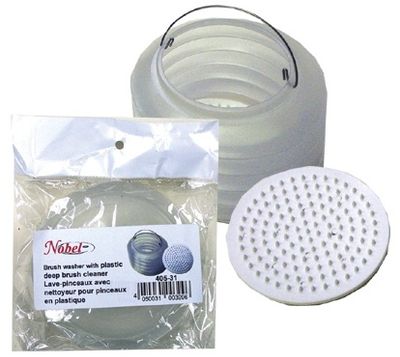 Lave-pinceaux extensible avec nettoyeur en profondeur pour pinceaux 4po diamètre Nobel