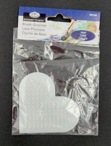 Brush Scrubby Grooming pad Heart