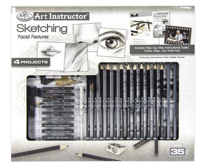 Ens. Esquisse Caractéristiques du visage Art Instructor Royal & Langnickel